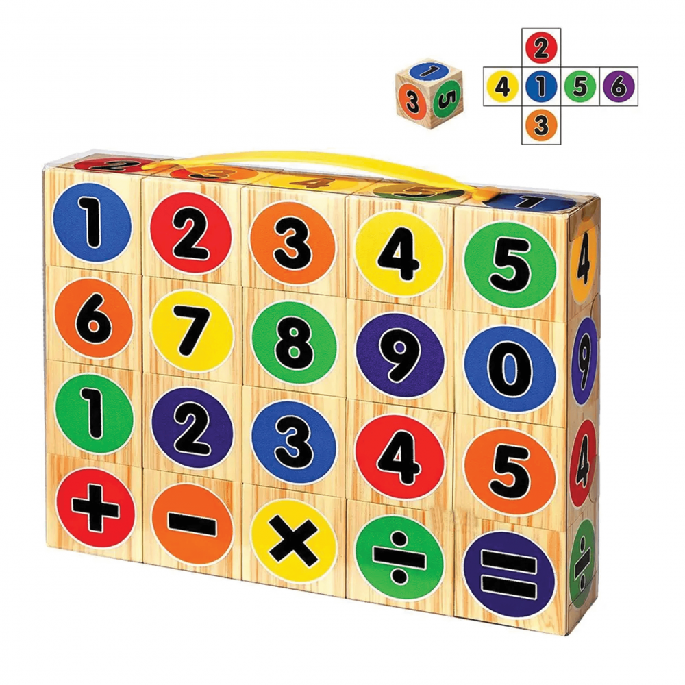 vzdelávacie kocky na matematiku